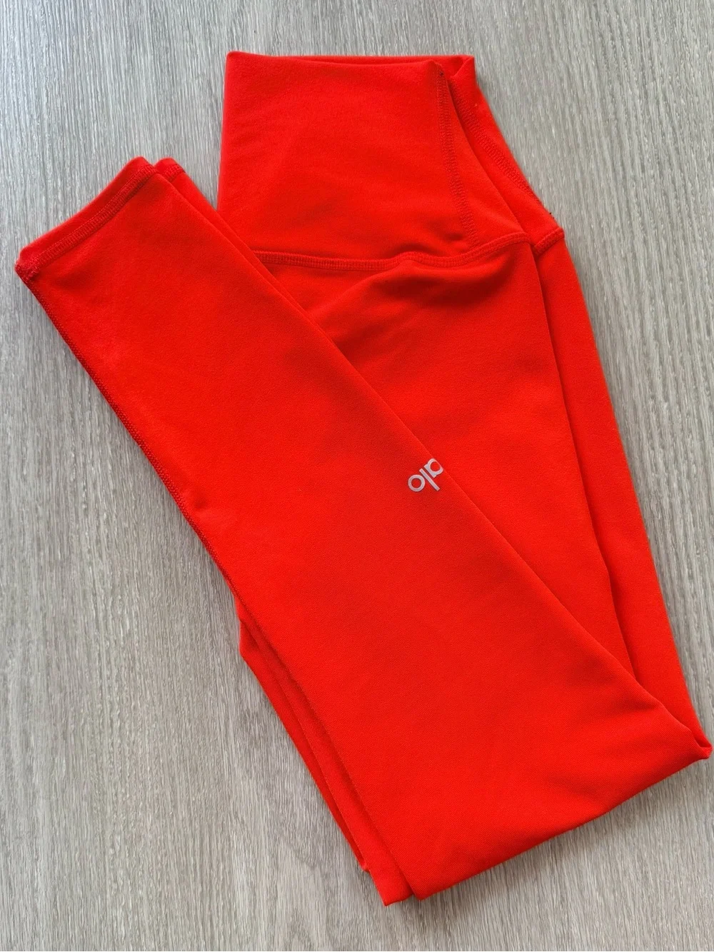 ALO Yoga Exclusive Orange/Red High Waist 7/8 Airbrush Leggings
